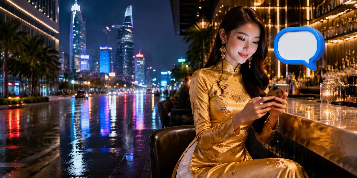 Người dùng Việt Nam sử dụng điện thoại mobile để đăng ký và chơi casino trực tuyến tại TP.HCM