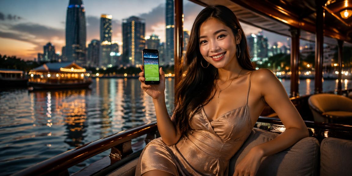 Người dùng tại miền Tây sông nước theo dõi kèo bóng đá trực tuyến trên điện thoại